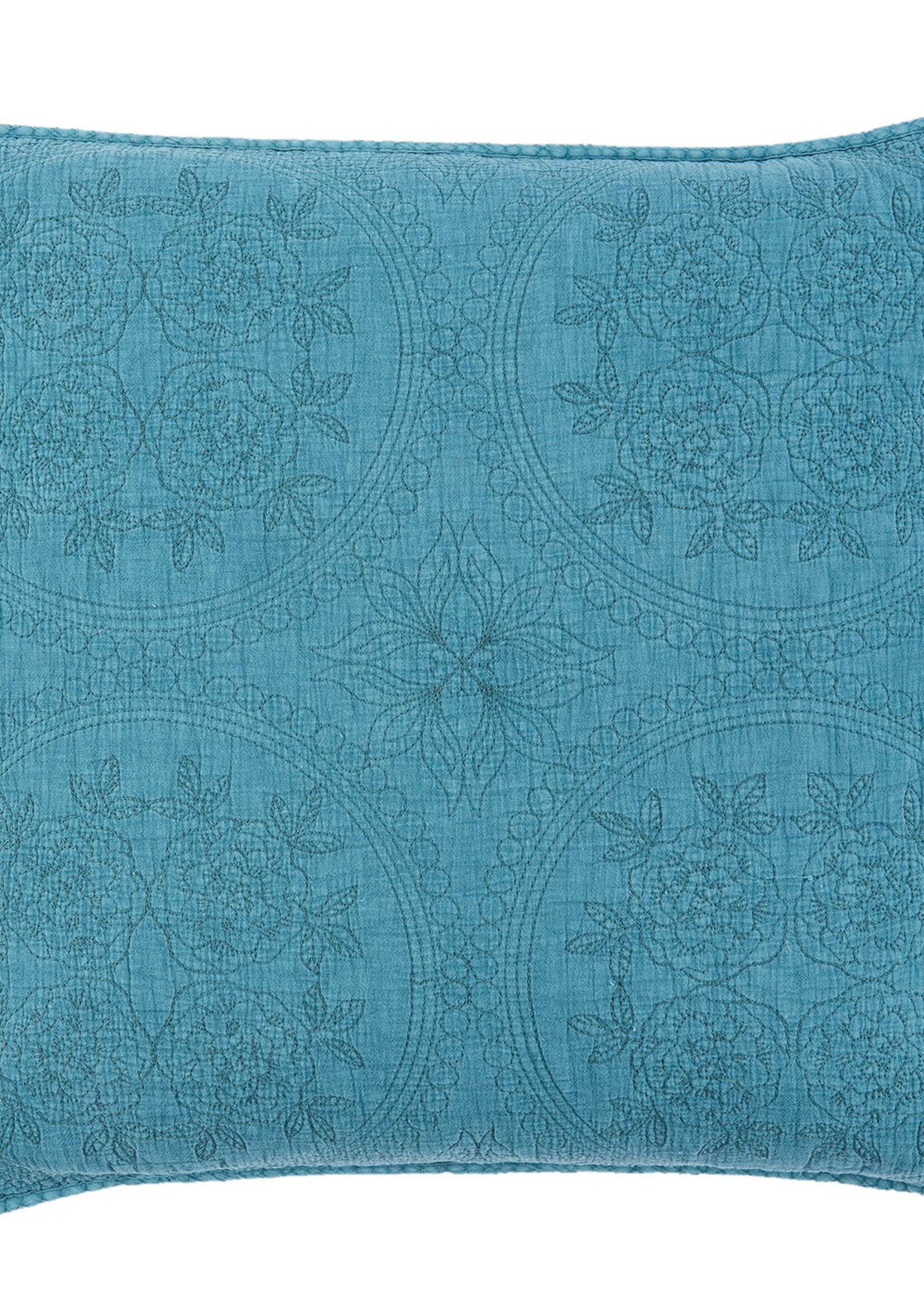 Clayre & Eef Housse de coussin stonewashed 50*50 cm Q181.030GR