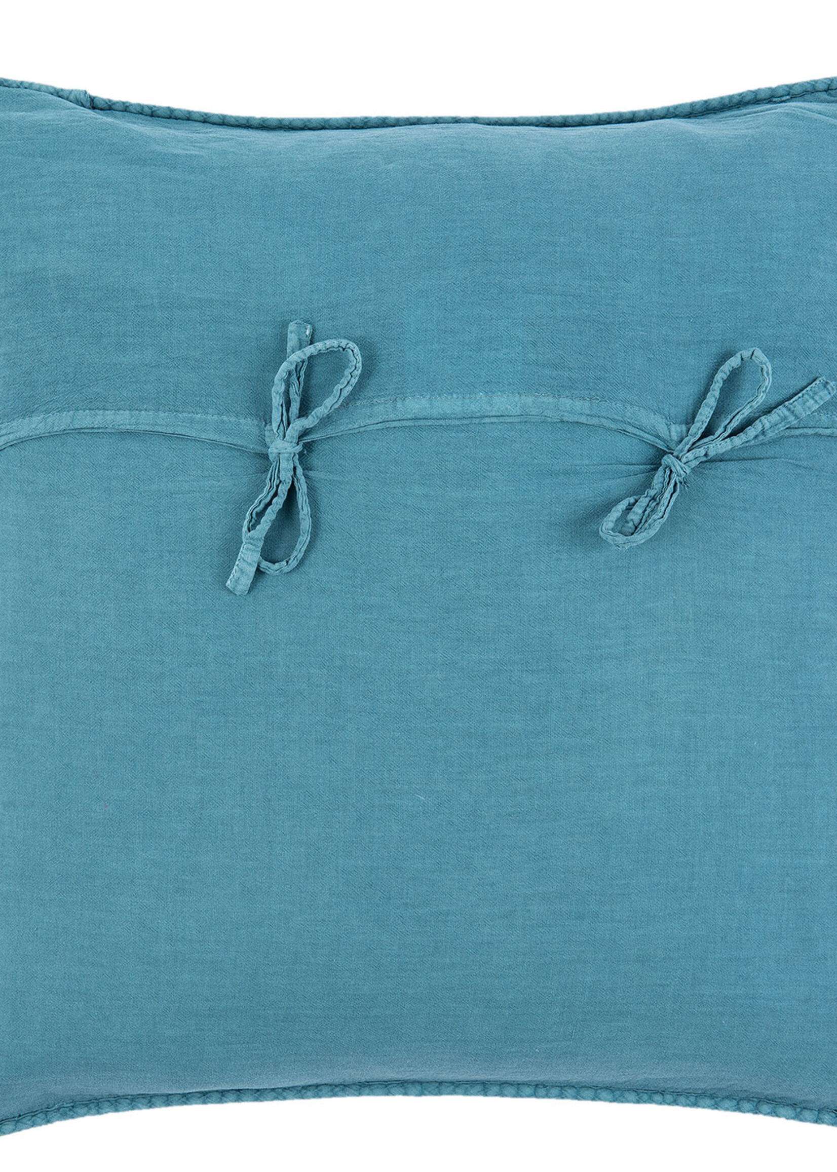 Clayre & Eef Kussenhoes stonewashed 50*50 cm Q181.030GR