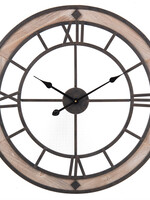 Clayre & Eef Horloge murale Ø 70*4 cm / 1*AA 5KL0109