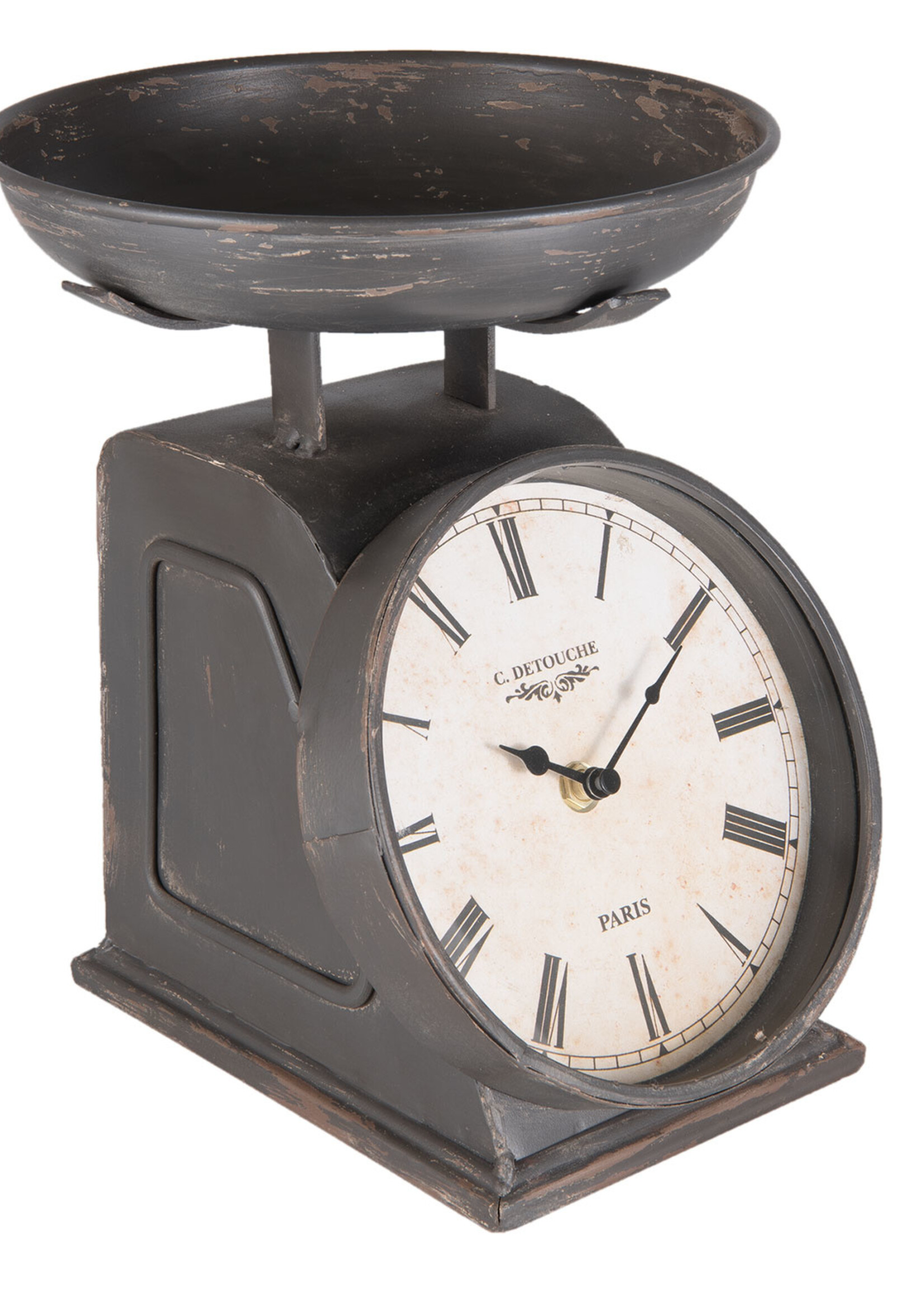 Clayre & Eef Tafelklok 21*23*26 cm / 1*AA 6KL0480