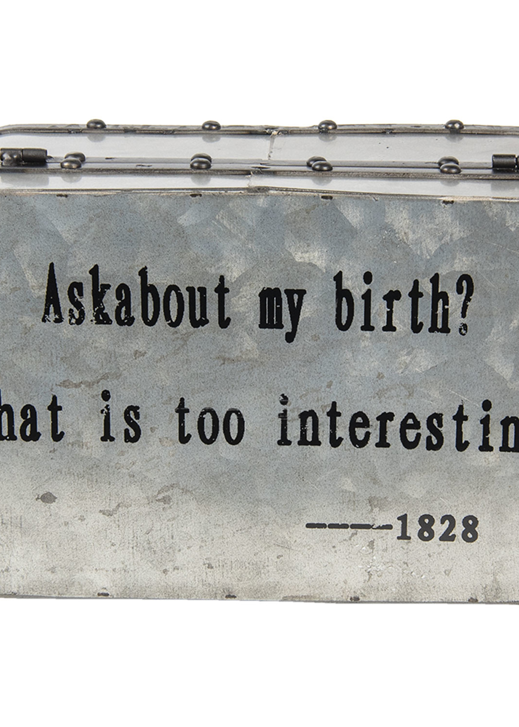 Clayre & Eef Décoration valise 29*20*13 cm 6Y2550