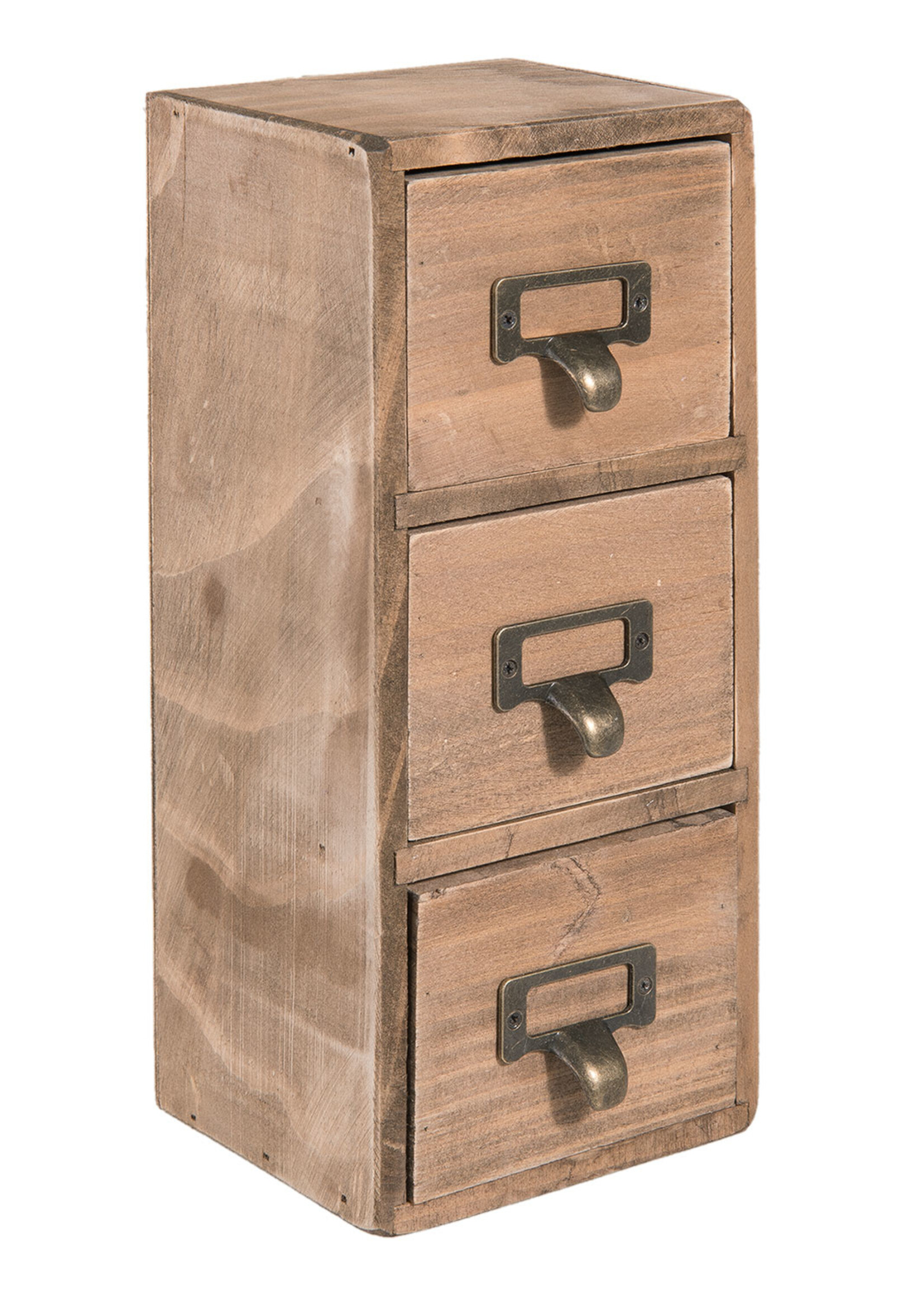 Clayre & Eef Mini ladekast 11*11*27 cm 6H1565