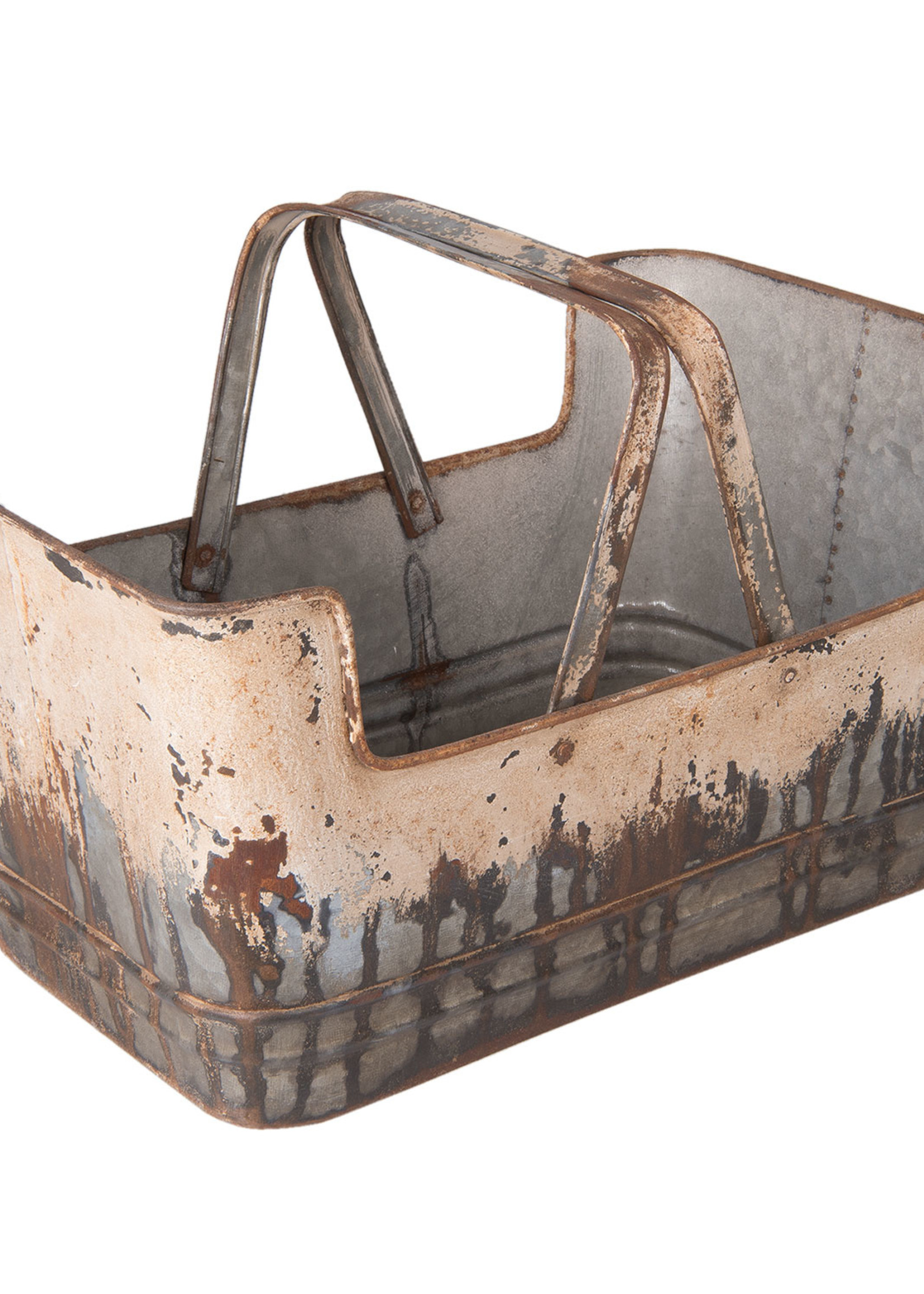 Clayre & Eef Panier / Pot de fleur 45*28*23 cm 6Y2644