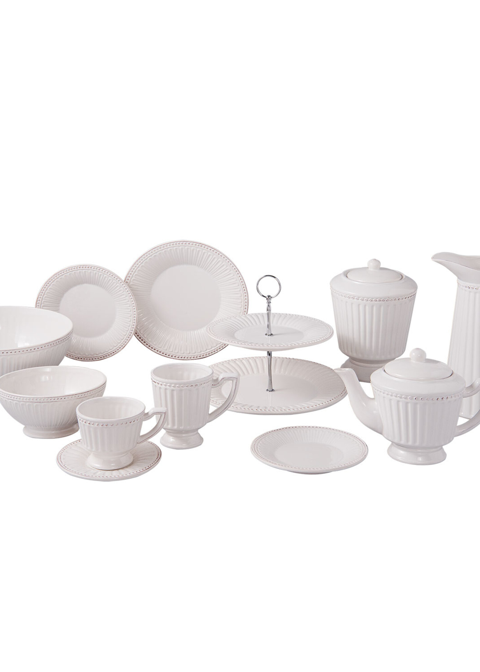 Clayre & Eef Assiette Ø 20*2 cm ECDP