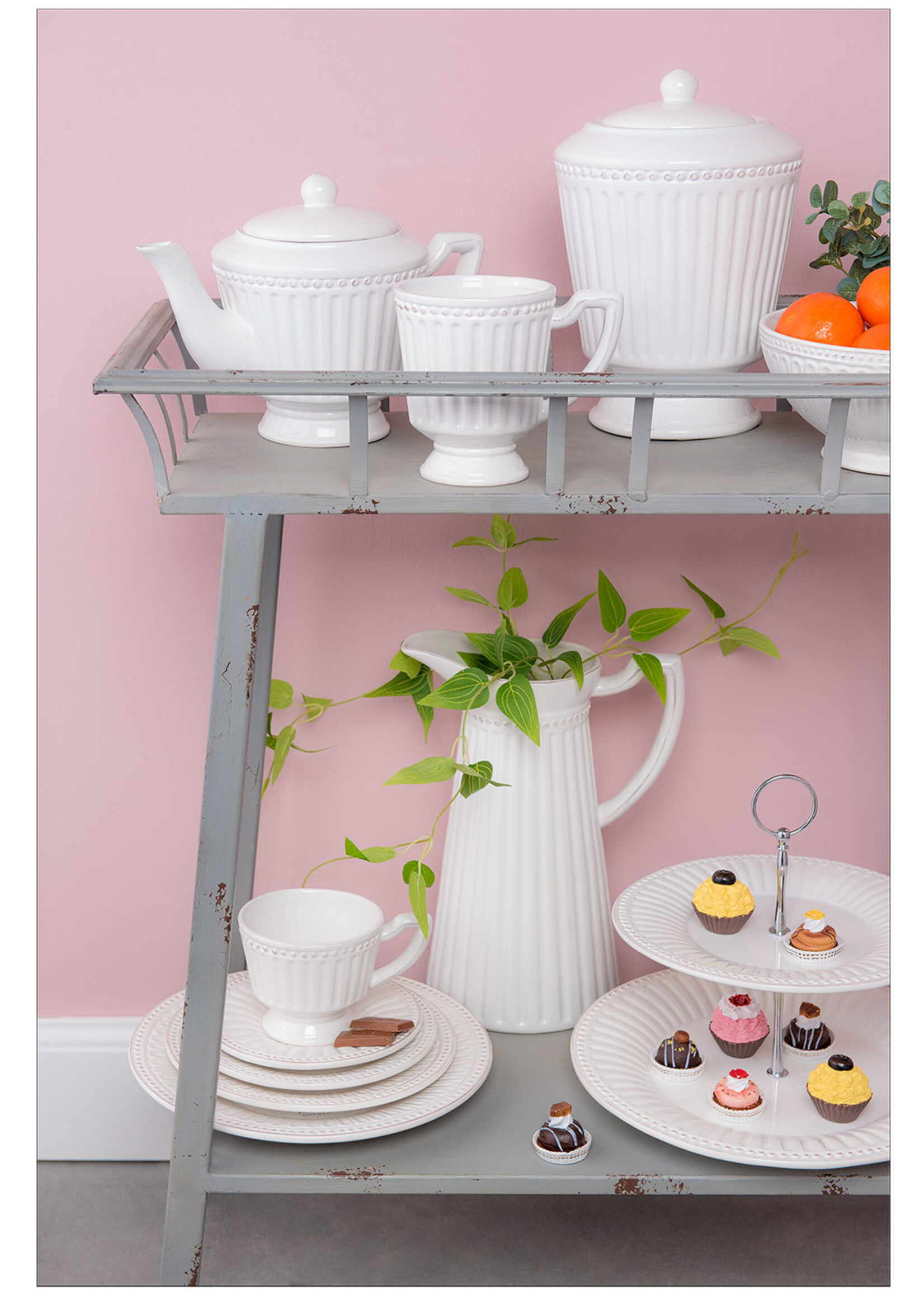 Clayre & Eef Assiette Ø 20*2 cm ECDP