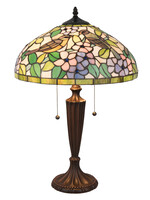 Clayre & Eef Tafellamp Tiffany Ø 41*60 cm E27/max 2*60W 5LL-5209