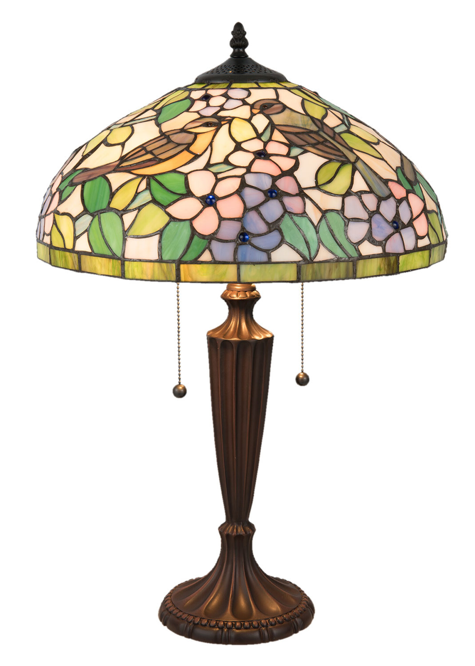 Clayre & Eef Lampe de table Tiffany Ø 41*60 cm E27/max 2*60W 5LL-5209