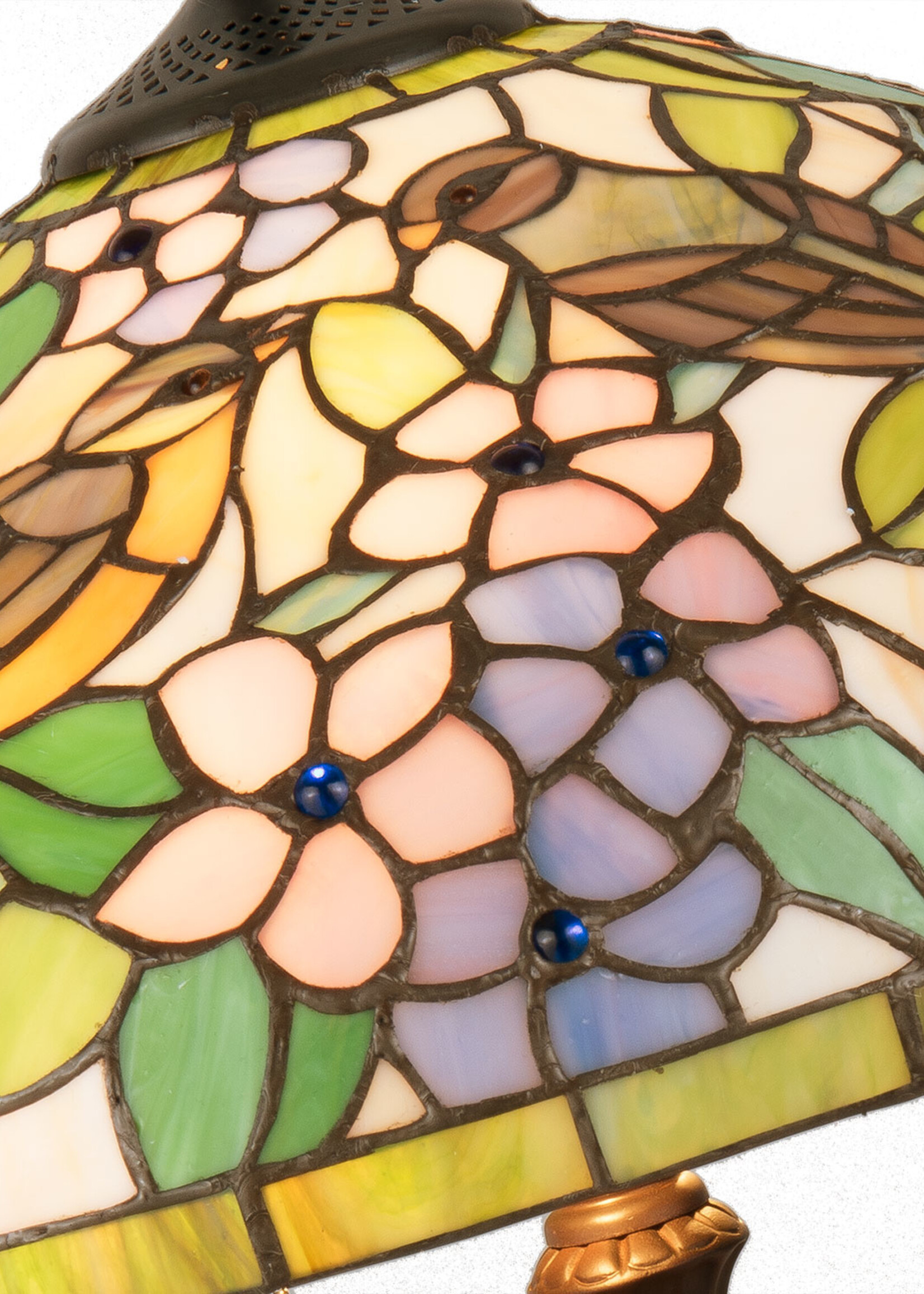 Clayre & Eef Lampe de table Tiffany Ø 41*60 cm E27/max 2*60W 5LL-5209