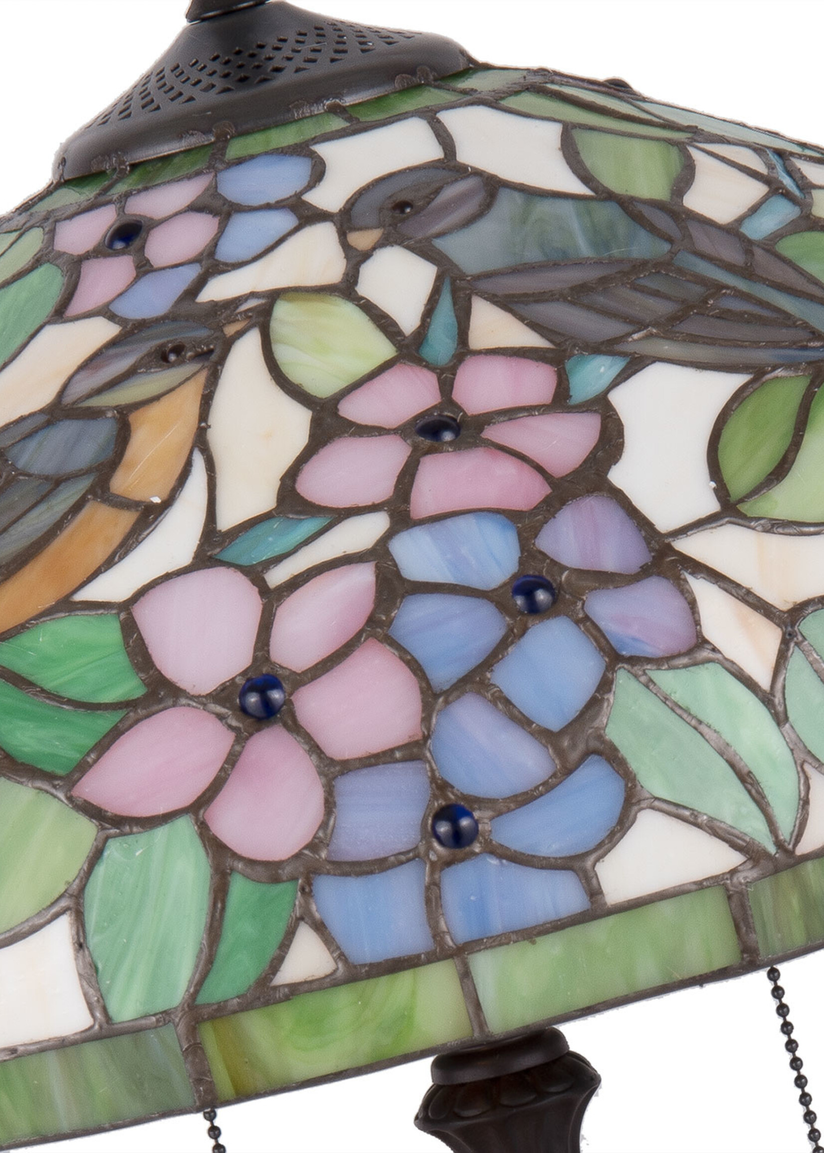 Clayre & Eef Lampe de table Tiffany Ø 41*60 cm E27/max 2*60W 5LL-5209