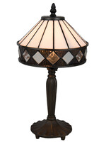 Clayre & Eef Lampe de table Tiffany Ø 20*36 cm E14/max 1*40W 5LL-5197