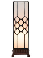 Clayre & Eef Lampe de table Tiffany 12*12*36 cm E14/max 1*25W 5LL-5888