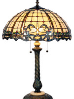 Clayre & Eef Lampe de table Tiffany Ø 50*80 cm E27/max 2*60W 5LL-5298