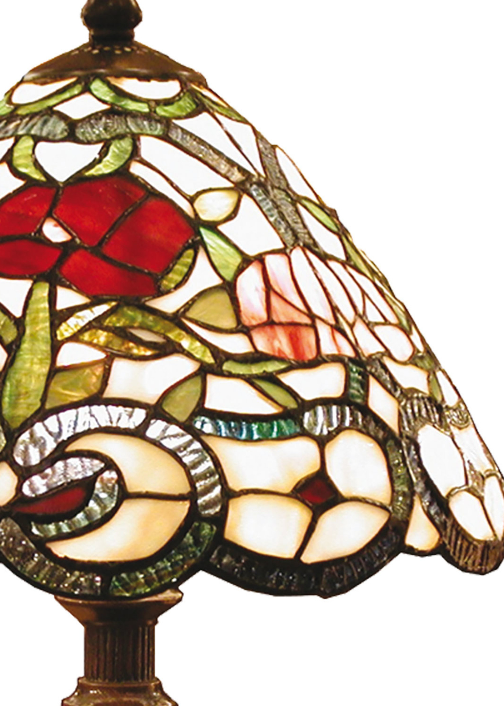Clayre & Eef Tafellamp Tiffany Ø 32*47 cm E27/max 1*40W 5LL-8837