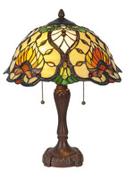 Clayre & Eef Tafellamp Tiffany Ø 40*50 cm E27/max 2*60W 5LL-5390