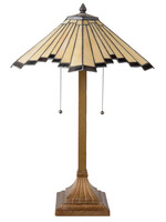 Clayre & Eef Tafellamp Tiffany Ø 45*64 cm E27/max 2*60W 5LL-5735