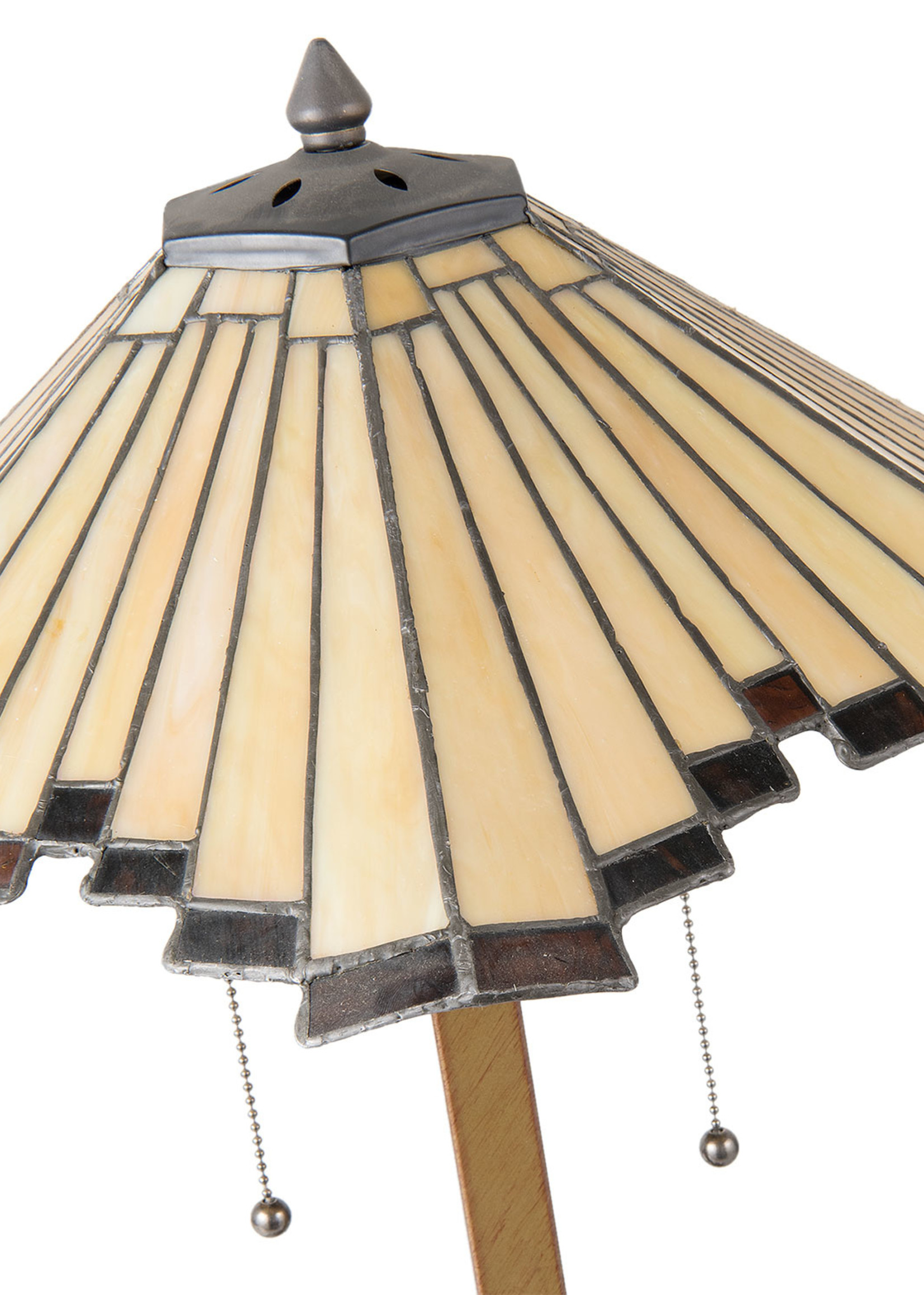 Clayre & Eef Lampe de table Tiffany Ø 45*64 cm E27/max 2*60W 5LL-5735