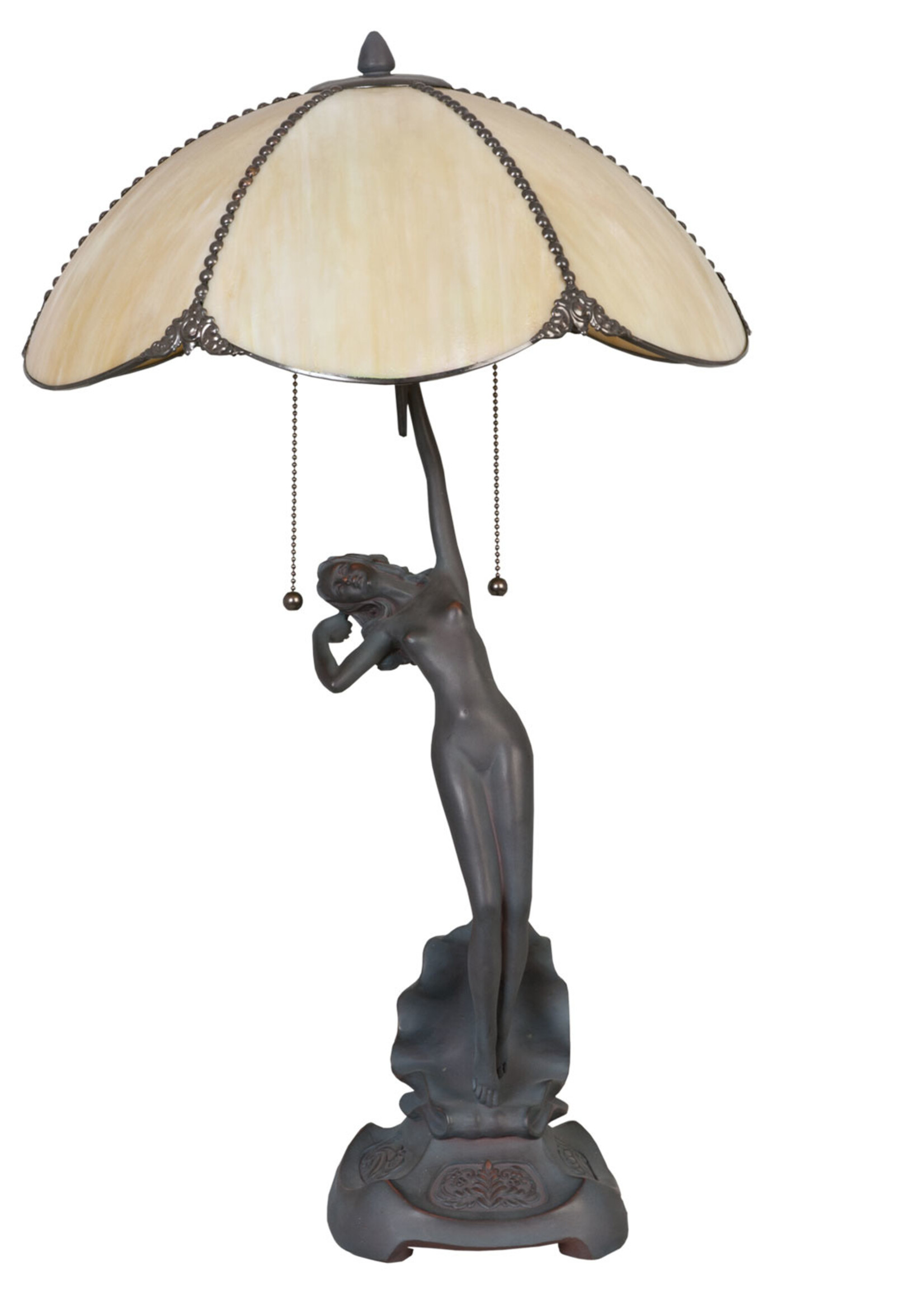 Clayre & Eef Tafellamp Tiffany Ø 41*70 cm E27/max 2*60W 5LL-5719