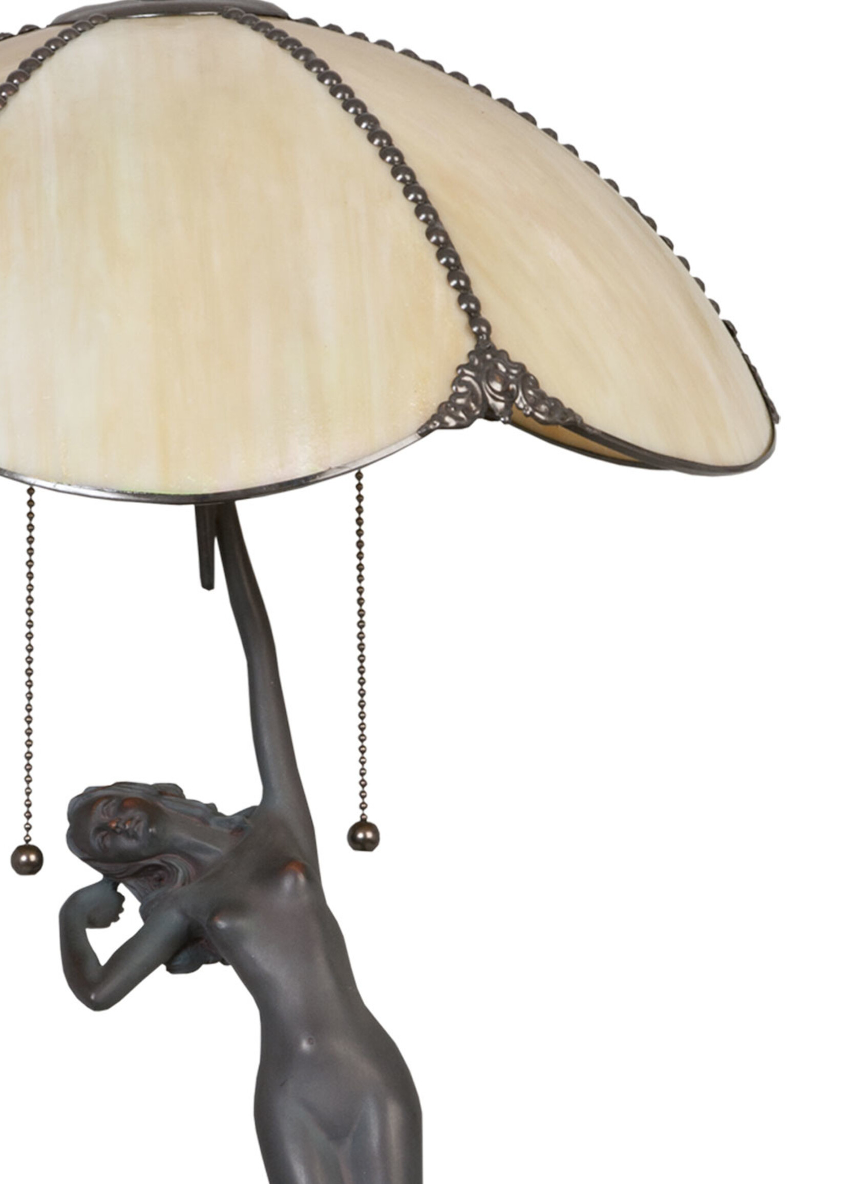 Clayre & Eef Tafellamp Tiffany Ø 41*70 cm E27/max 2*60W 5LL-5719