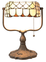 Clayre & Eef Lampe de bureau Tiffany 26*21*37 cm E27/max 1*60W 5LL-5729