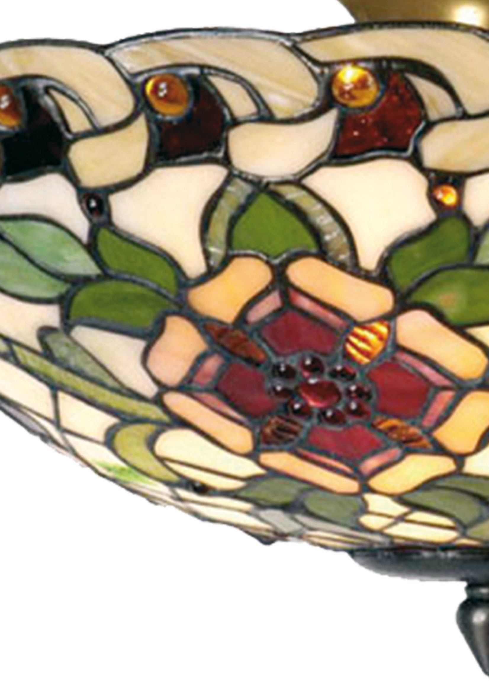 Clayre & Eef Plafonnier Tiffany Ø 40*25 cm E14/max 2*40W 5LL-5419