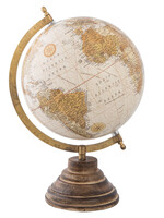 Clayre & Eef Wereldbol/globe 22*20*33 cm 63957