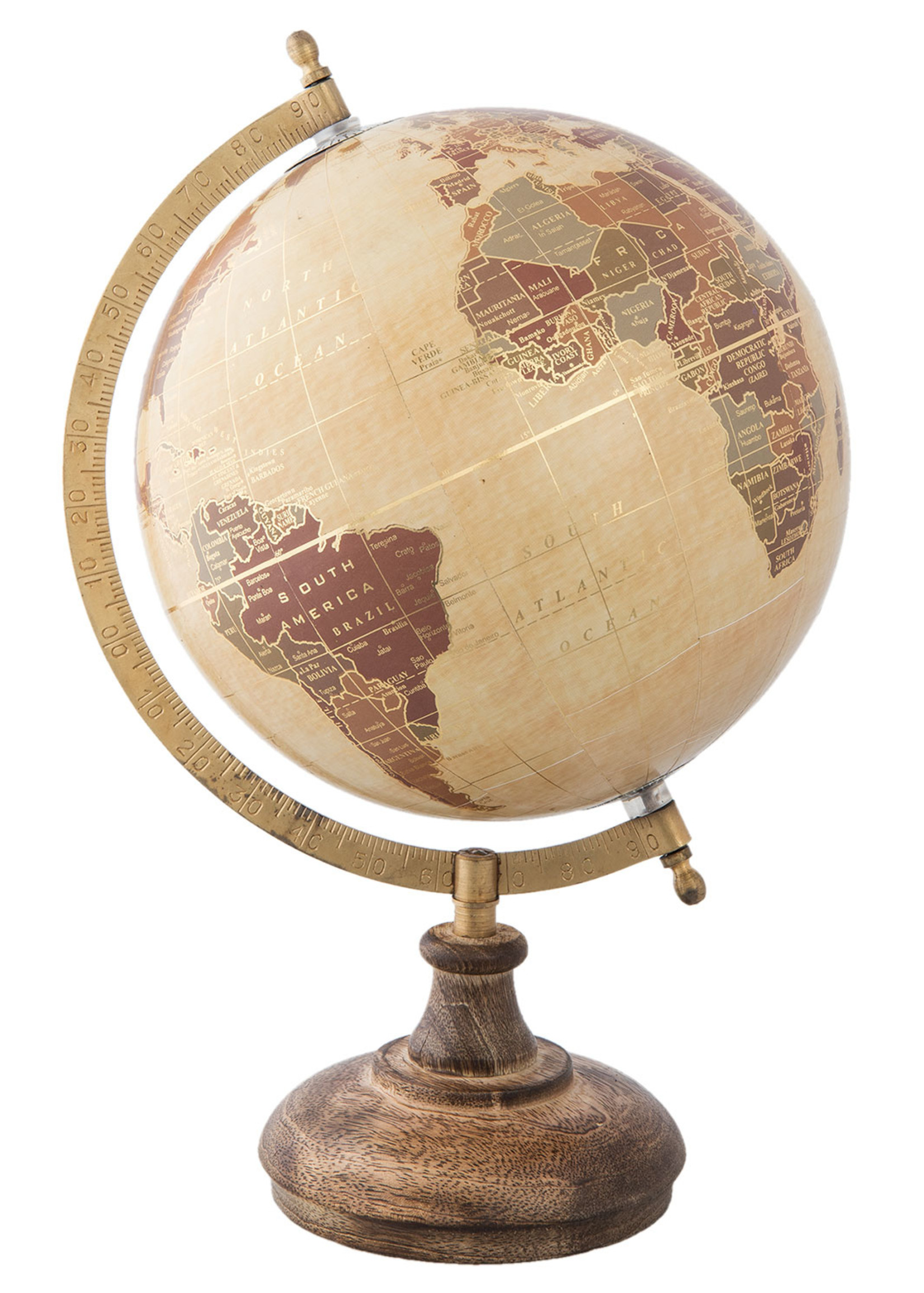 Clayre & Eef Globe terrestre 22*20*33 cm 63961