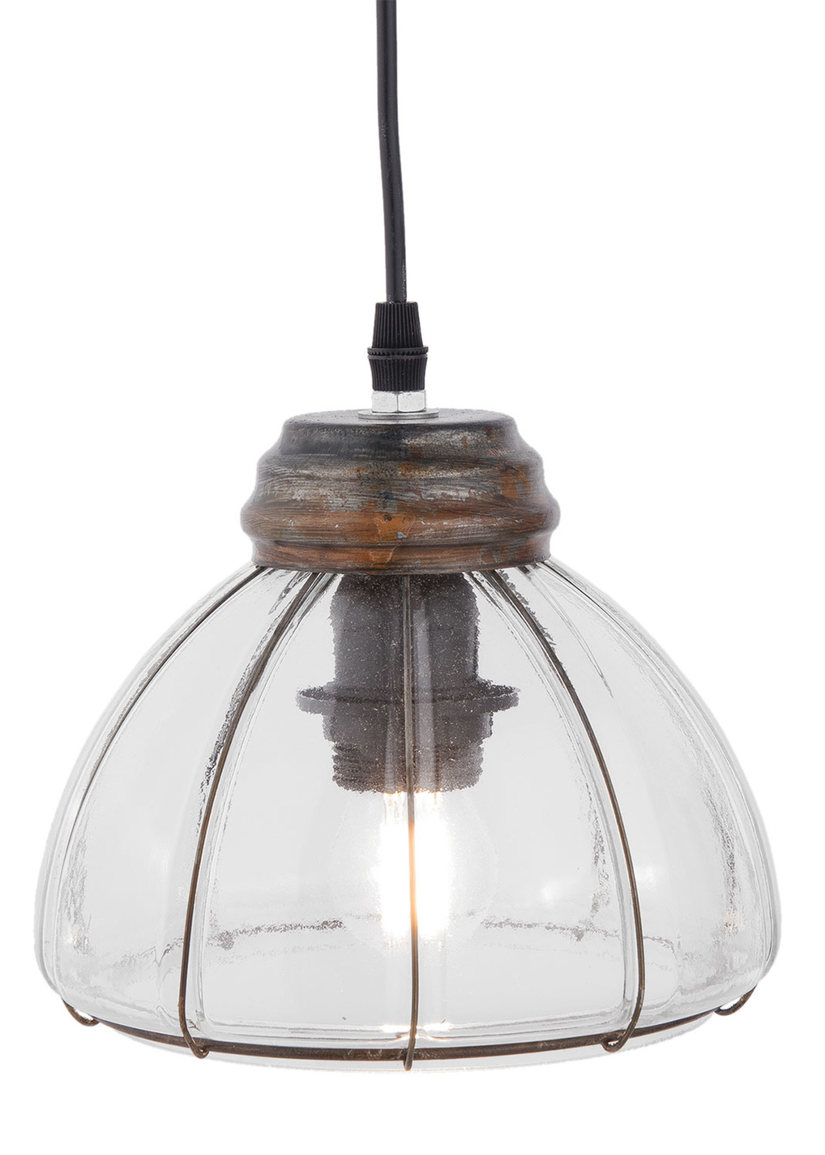 Clayre & Eef Lampe suspendue Ø 20*17 / 97 cm E27/max 1*60W 6LMP547