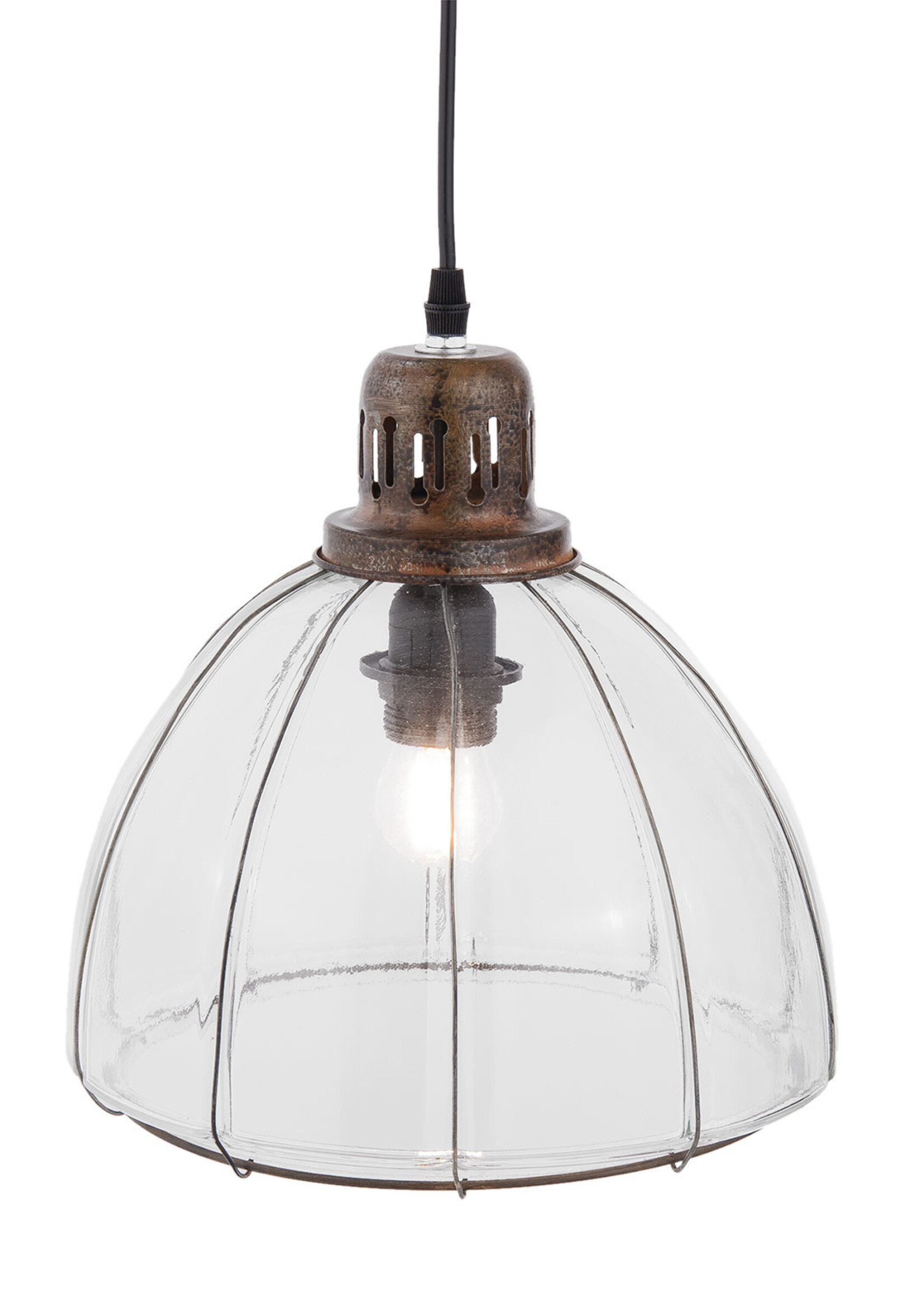 Clayre & Eef Lampe suspendue Ø 27*27 cm E27/max 1*60W 6LMP548