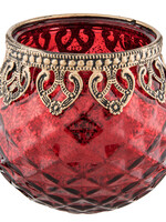 Clayre & Eef Waxinelichthouder Ø 10*10 cm 6GL2219R