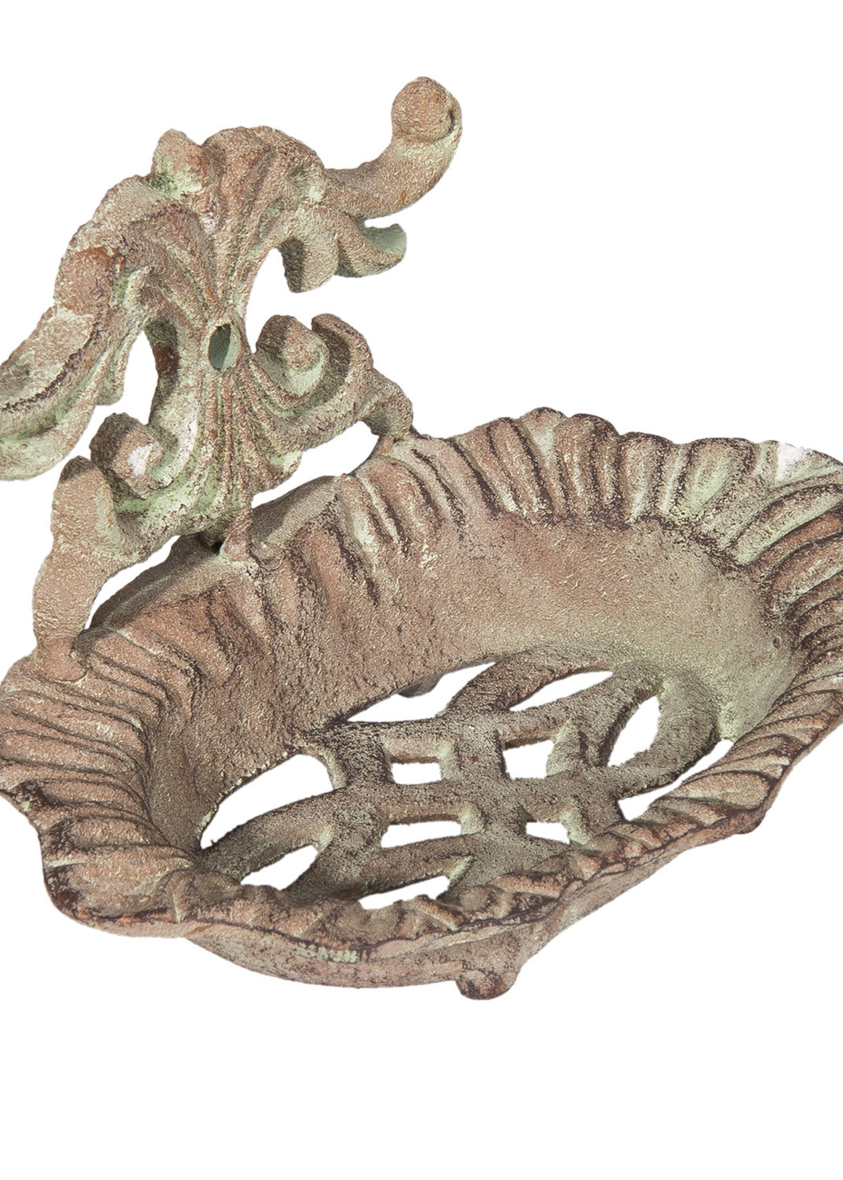 Clayre & Eef Porte-savon 16*11*9 cm 6Y2720