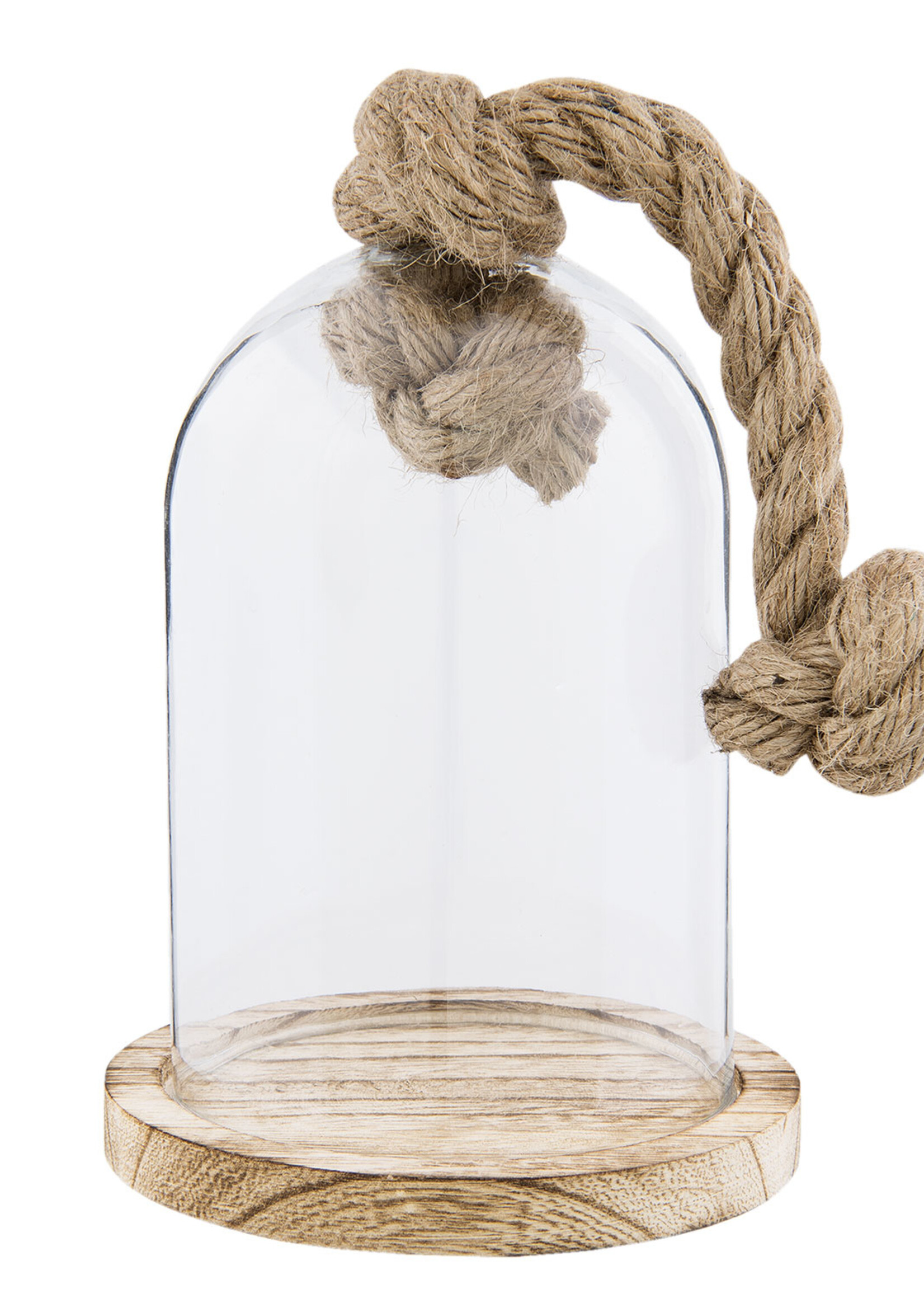 Clayre & Eef Cloche de verre Ø 12*16 cm 6GL2220