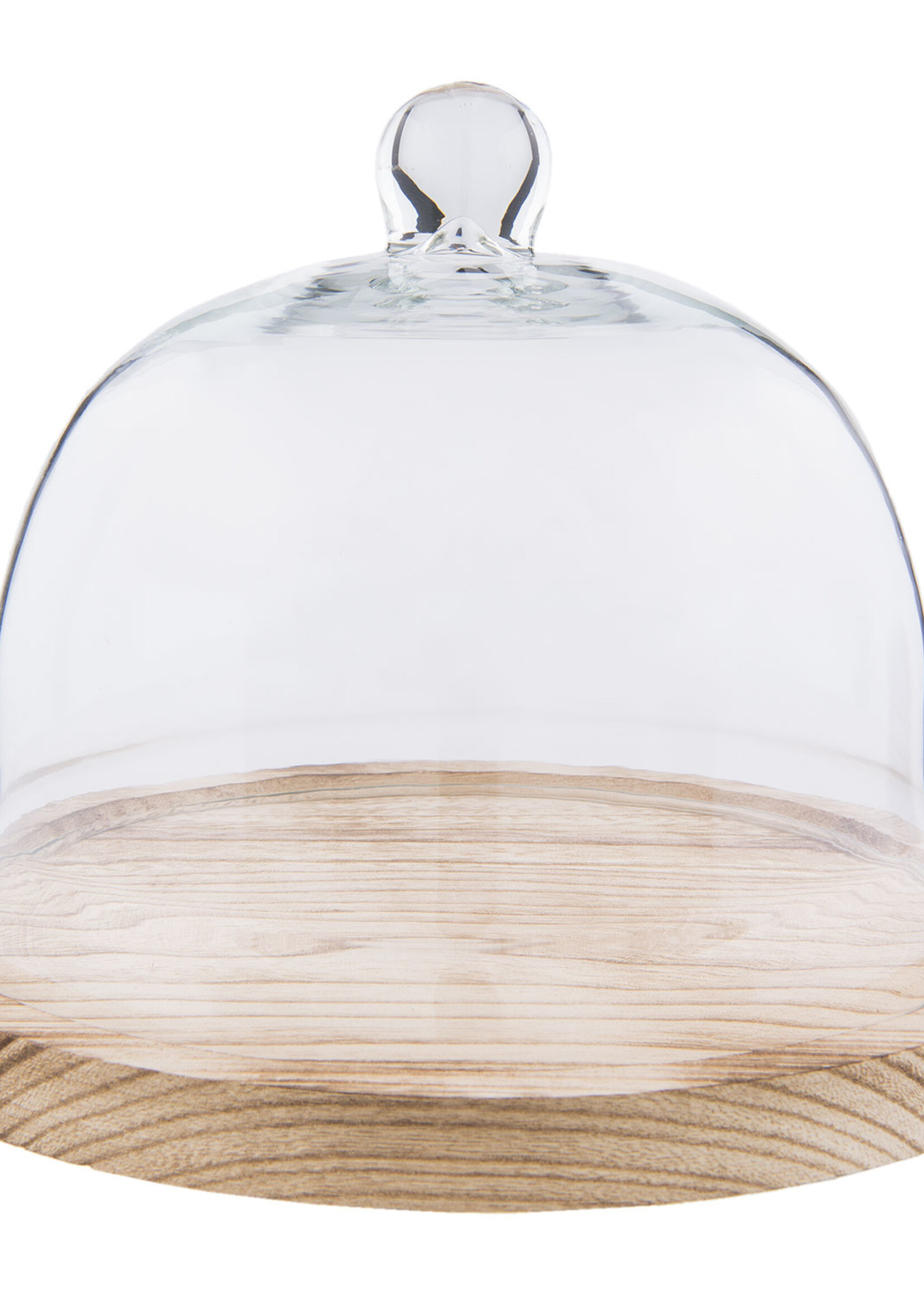 Clayre & Eef Cloche de verre Ø 23*17 cm 6GL2223