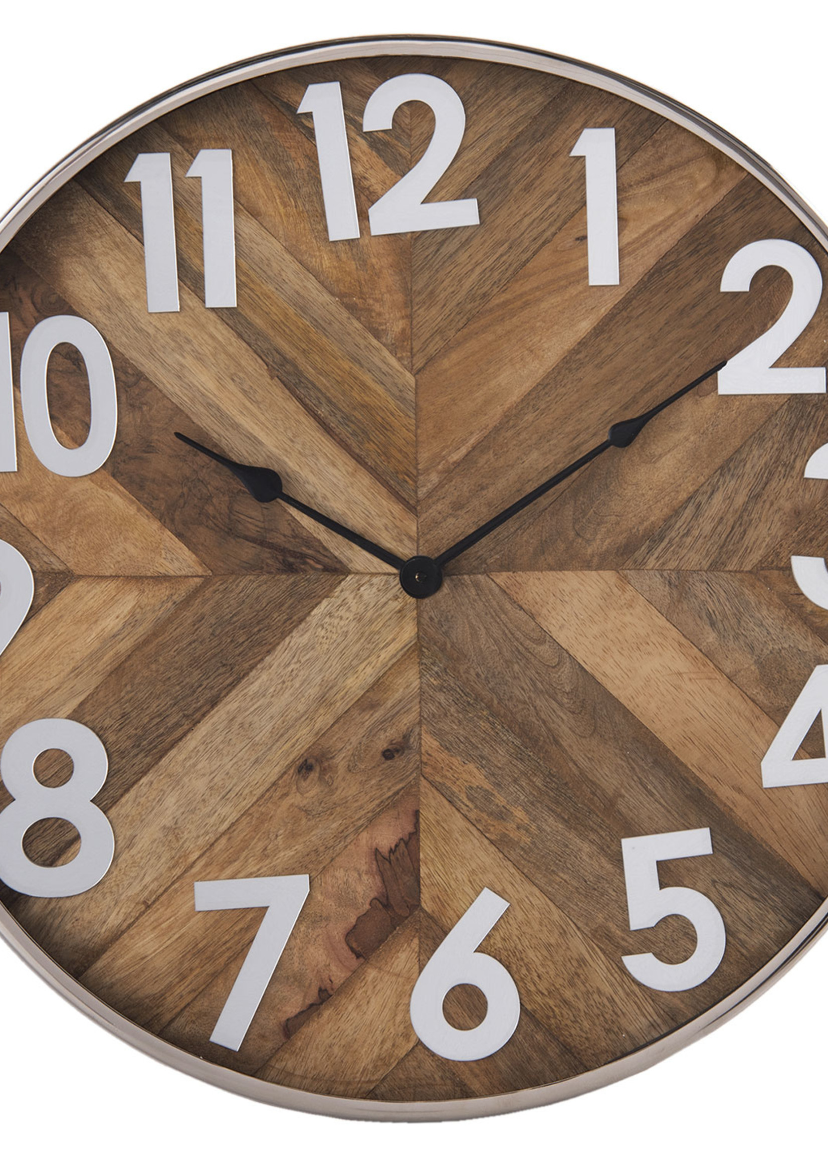 Clayre & Eef Horloge murale Ø 50*6 cm / 1*AA 6KL0509