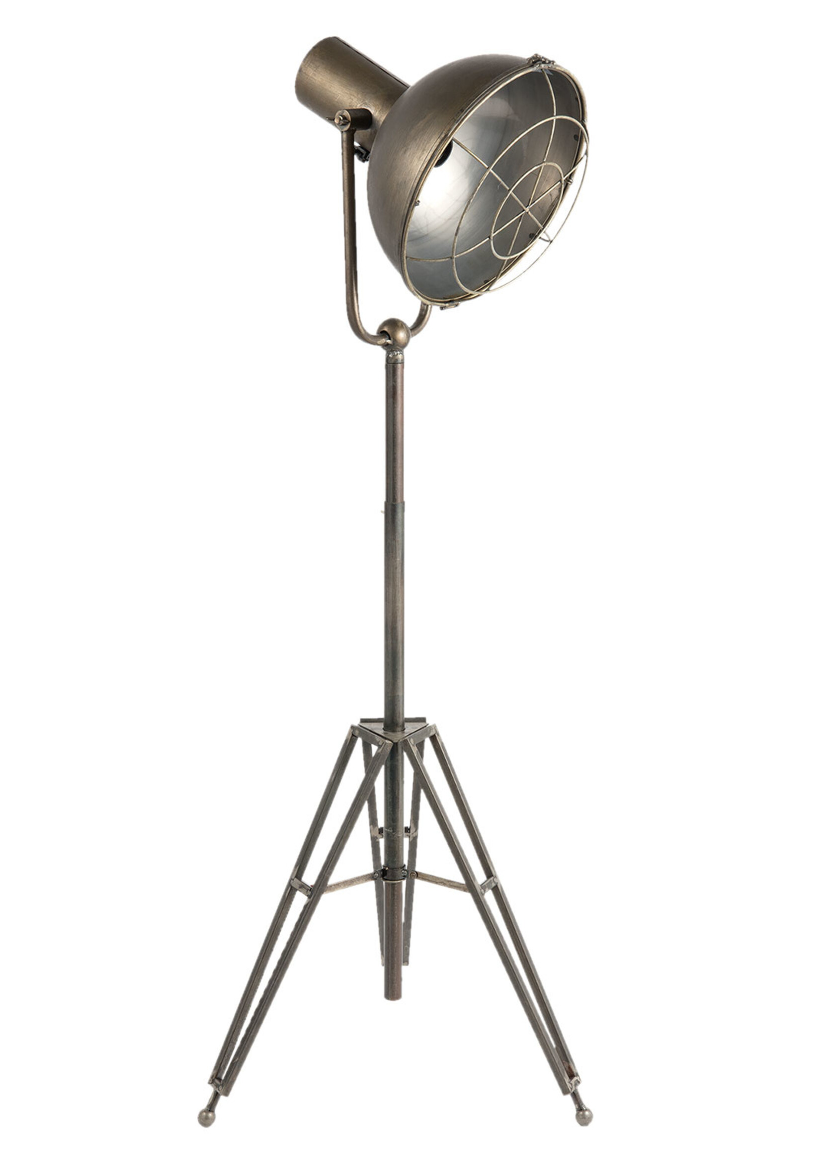 Clayre & Eef Vloerlamp industrieel 51*46*175 cm E27/max 1*40W 5LMP232