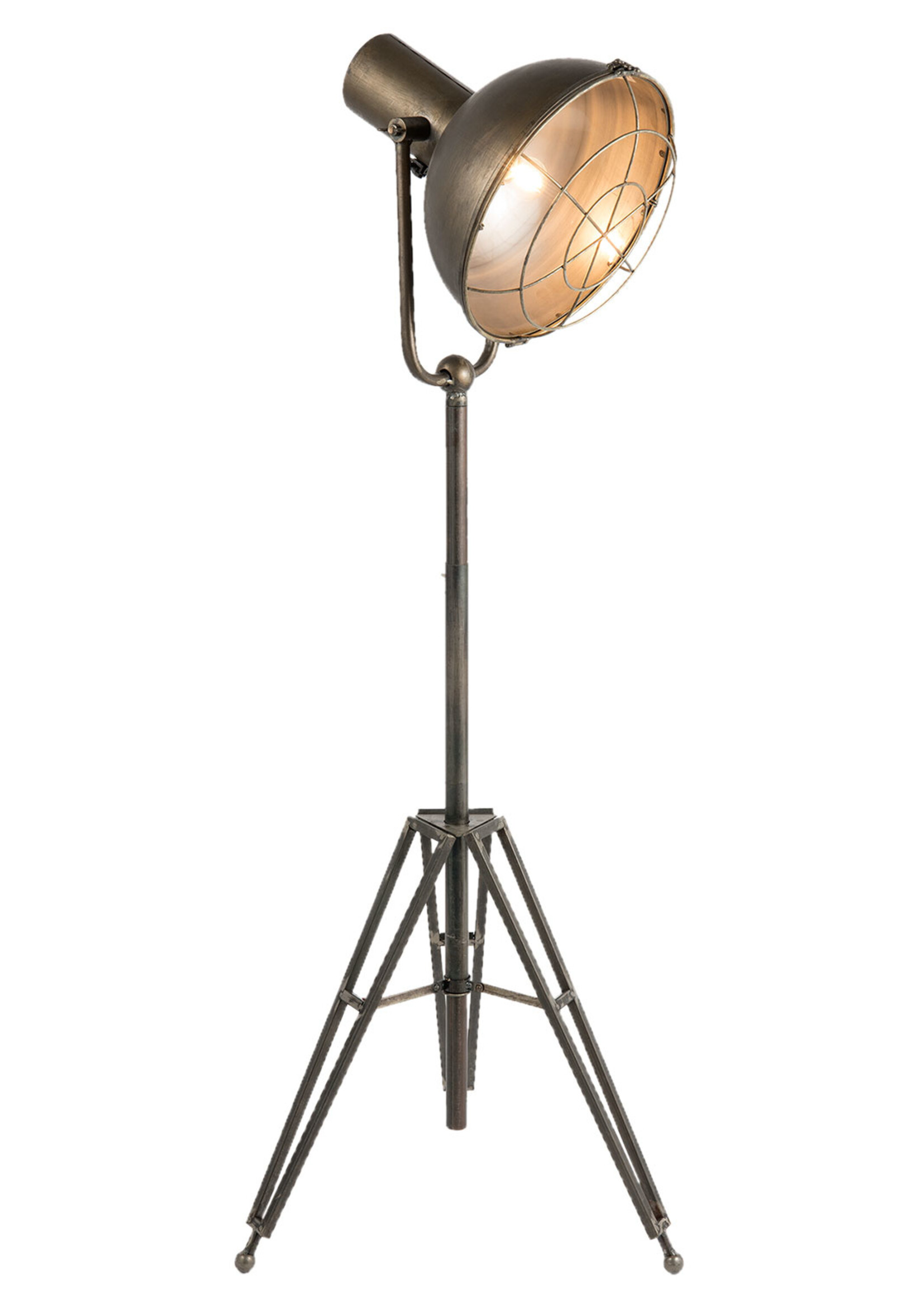 Clayre & Eef Vloerlamp industrieel 51*46*175 cm E27/max 1*40W 5LMP232