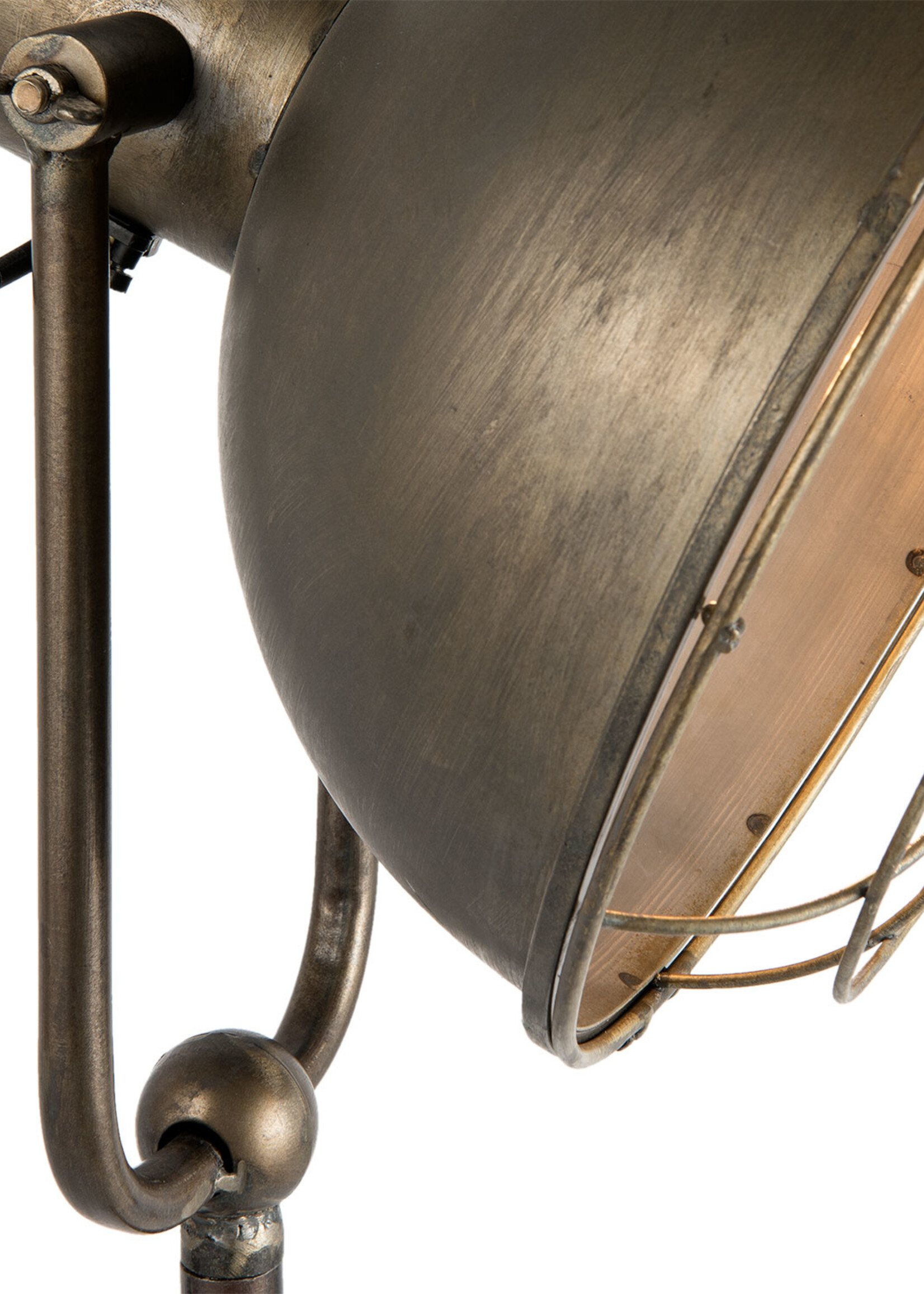 Clayre & Eef Lampadaire industrielle 51*46*175 cm E27/max 1*40W 5LMP232