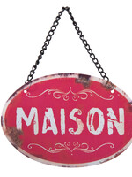 Clayre & Eef Plaque décorative 12*8 cm 6Y2533