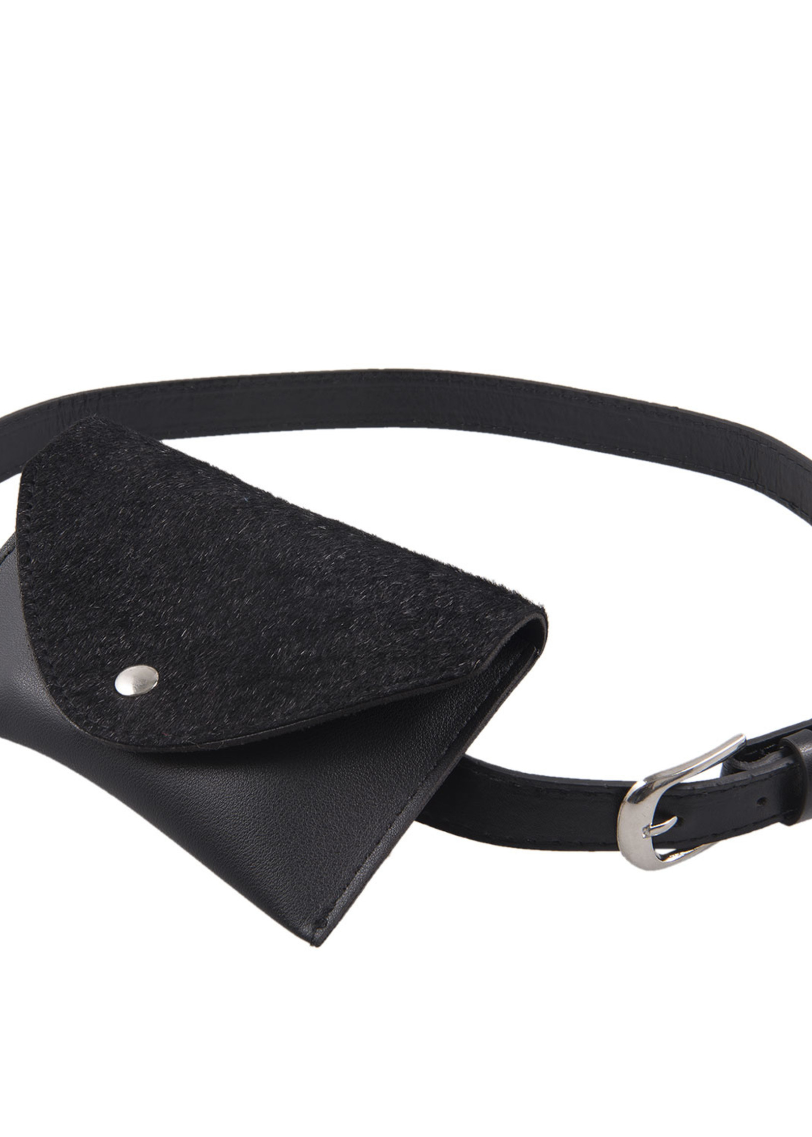 Clayre & Eef Sacoche avec ceinture 17*11/110 cm noir JZWB0001Z