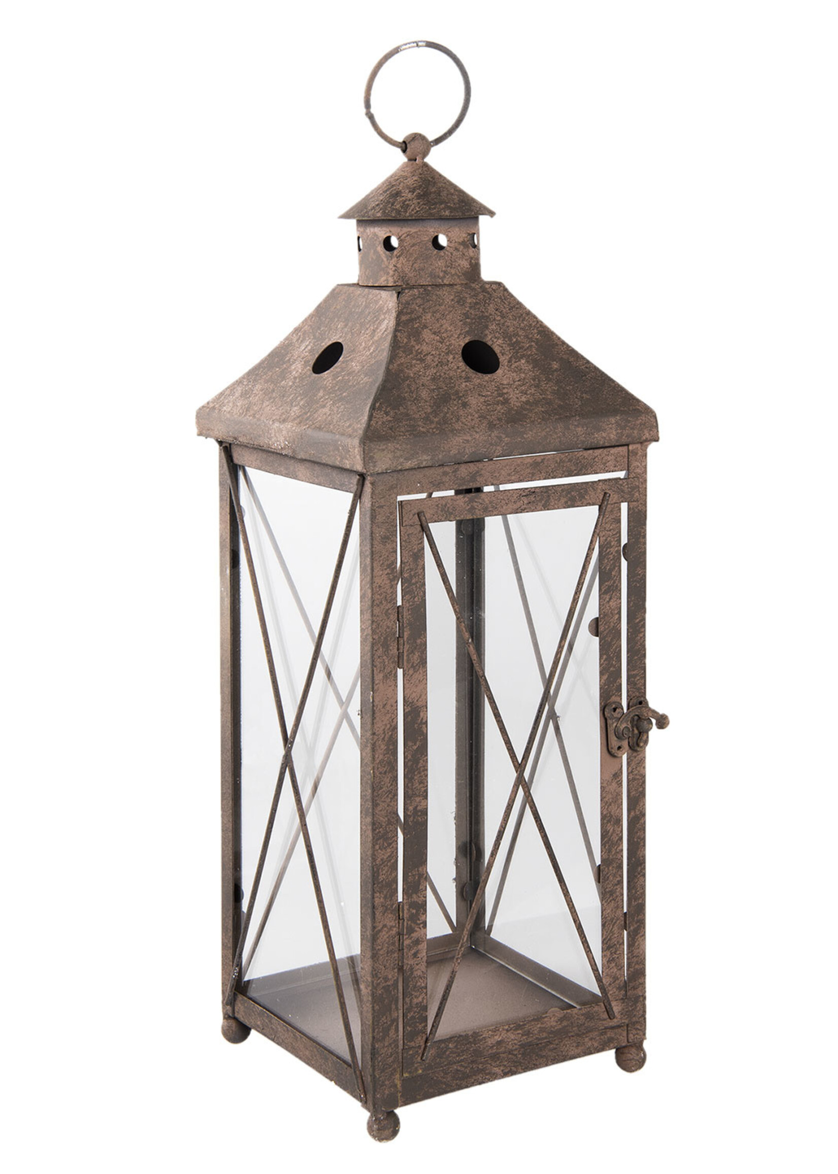 Clayre & Eef Lantaarn 17*17*47 cm 6Y2734S