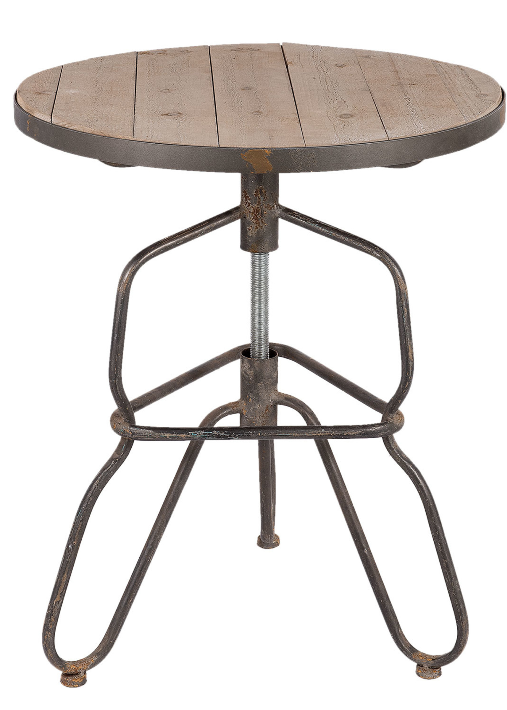 Clayre & Eef Bijzettafel Ø 59*71/89 cm 5Y0367