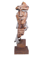 Clayre & Eef Kunstvoorwerp Denker 20*20*70 cm JJART00004