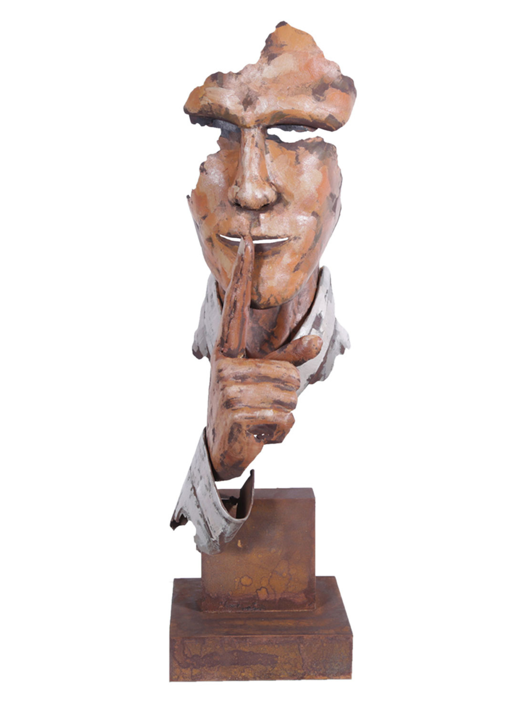 Clayre & Eef Kunstvoorwerp Denker 20*20*70 cm JJART00004