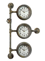 Clayre & Eef Wandklok 41*16*69 cm /3*AA JJKL00001