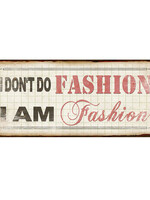 Clayre & Eef Plaque décorative 30*13 cm JJPL00002