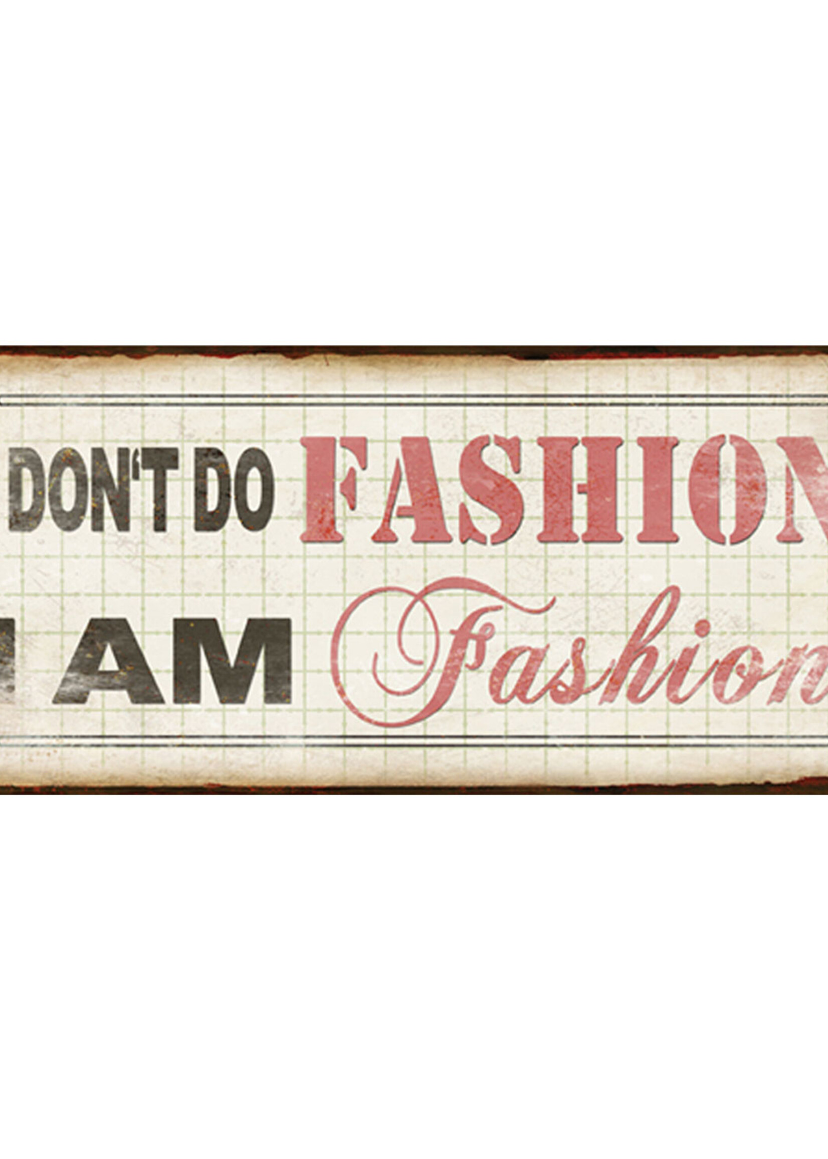 Clayre & Eef Plaque décorative 30*13 cm JJPL00002