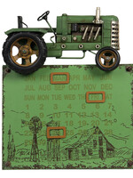 Clayre & Eef Calendrier tracteur 34*6*28 cm JJTR0007
