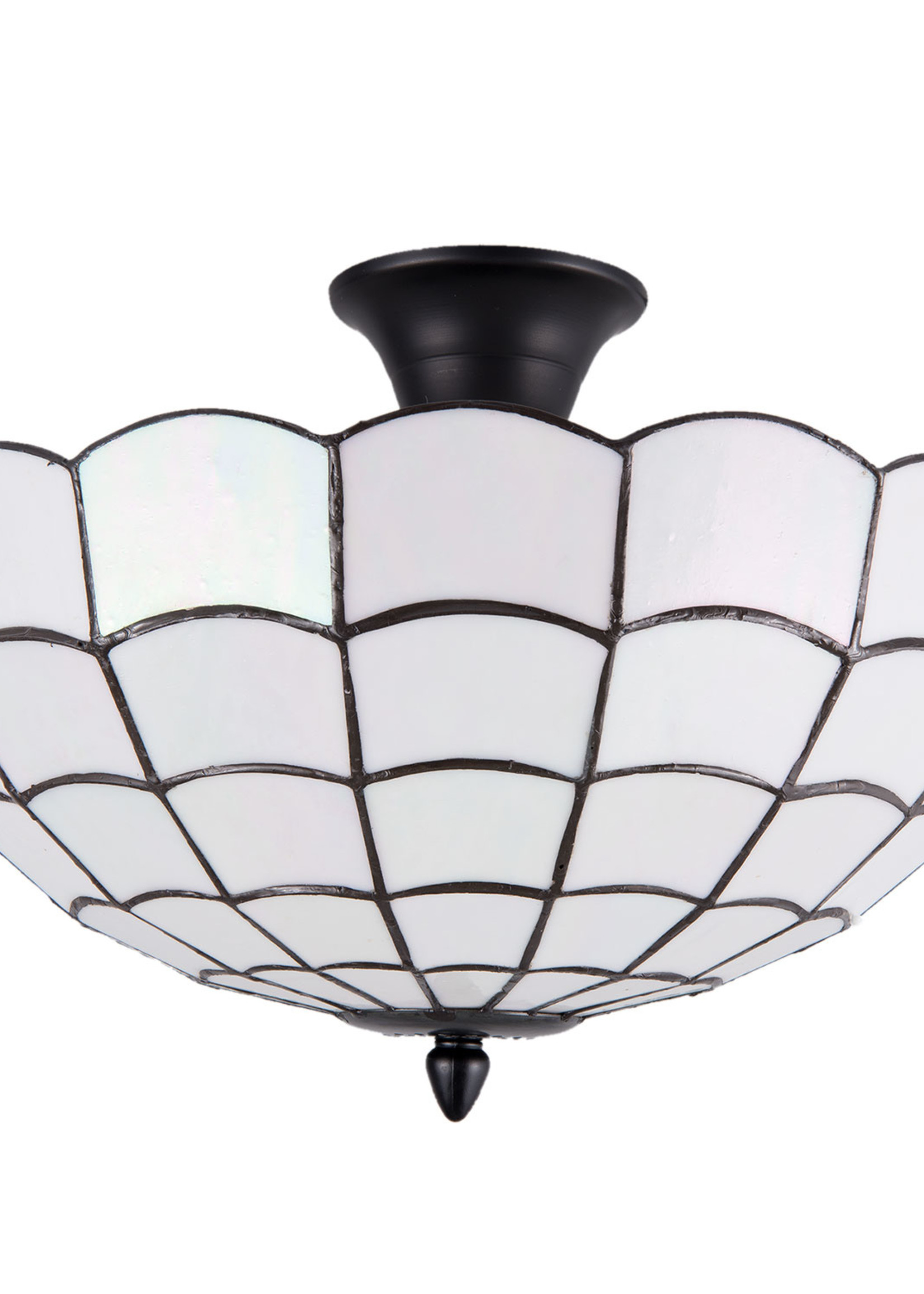 Clayre & Eef Plafondlamp Tiffany Ø 40*30 cm E14/max 2*40W 5LL-5932