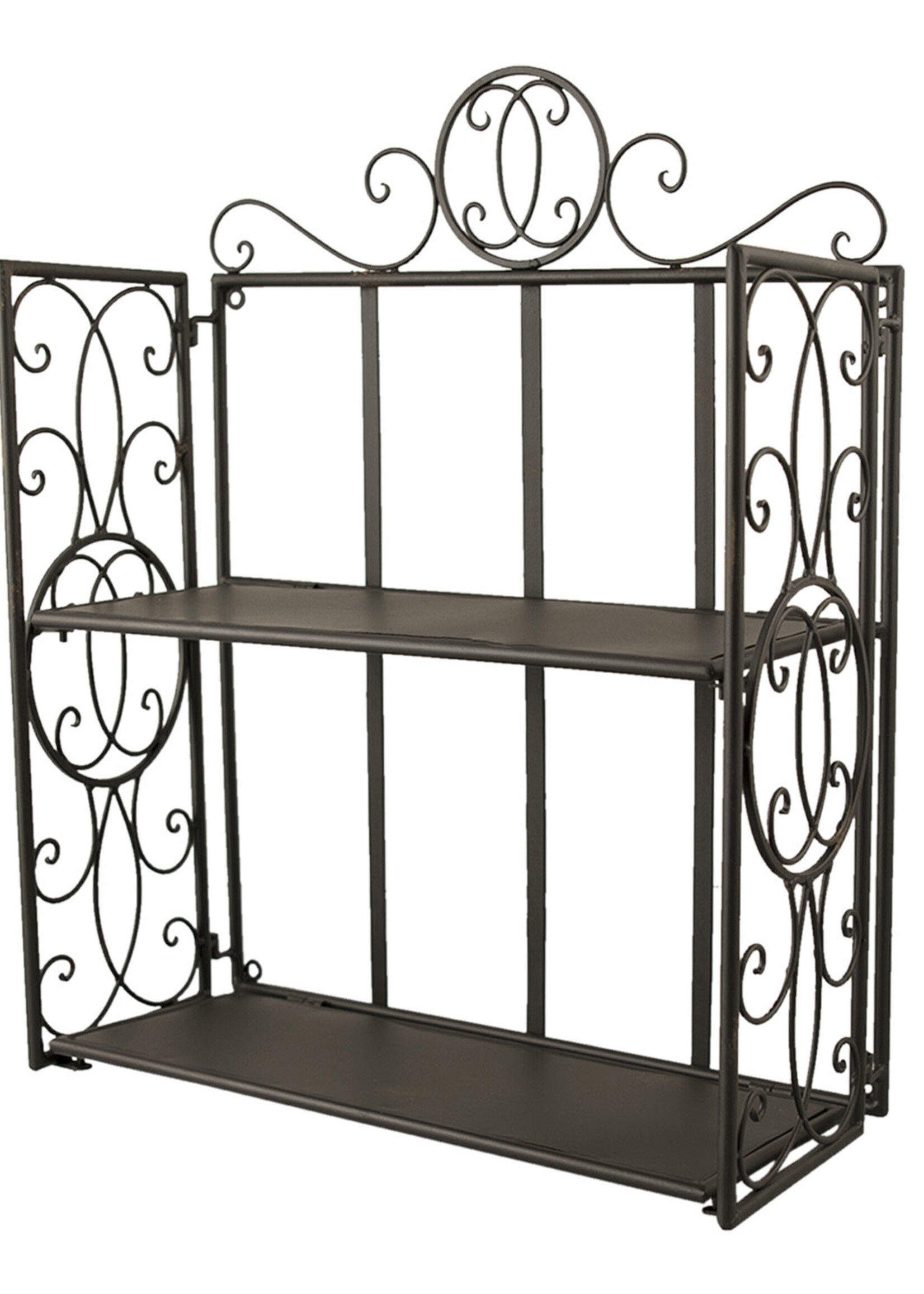 Clayre & Eef Étagère murale en fer 41*18*53 cm 6Y2799