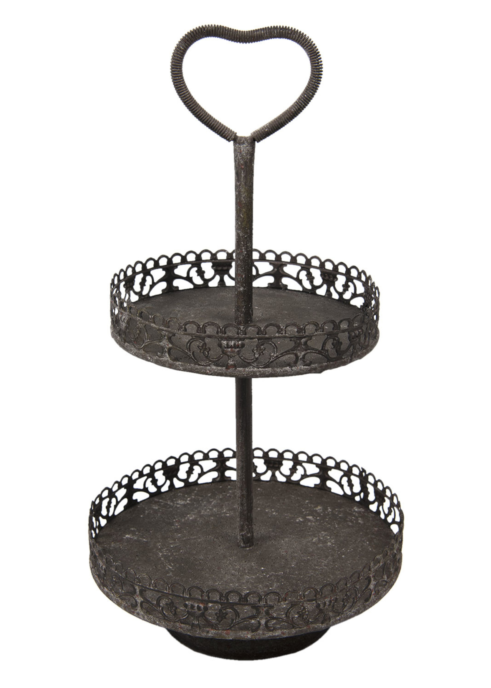 Clayre & Eef Etagère Ø 25*47 cm 6Y2731