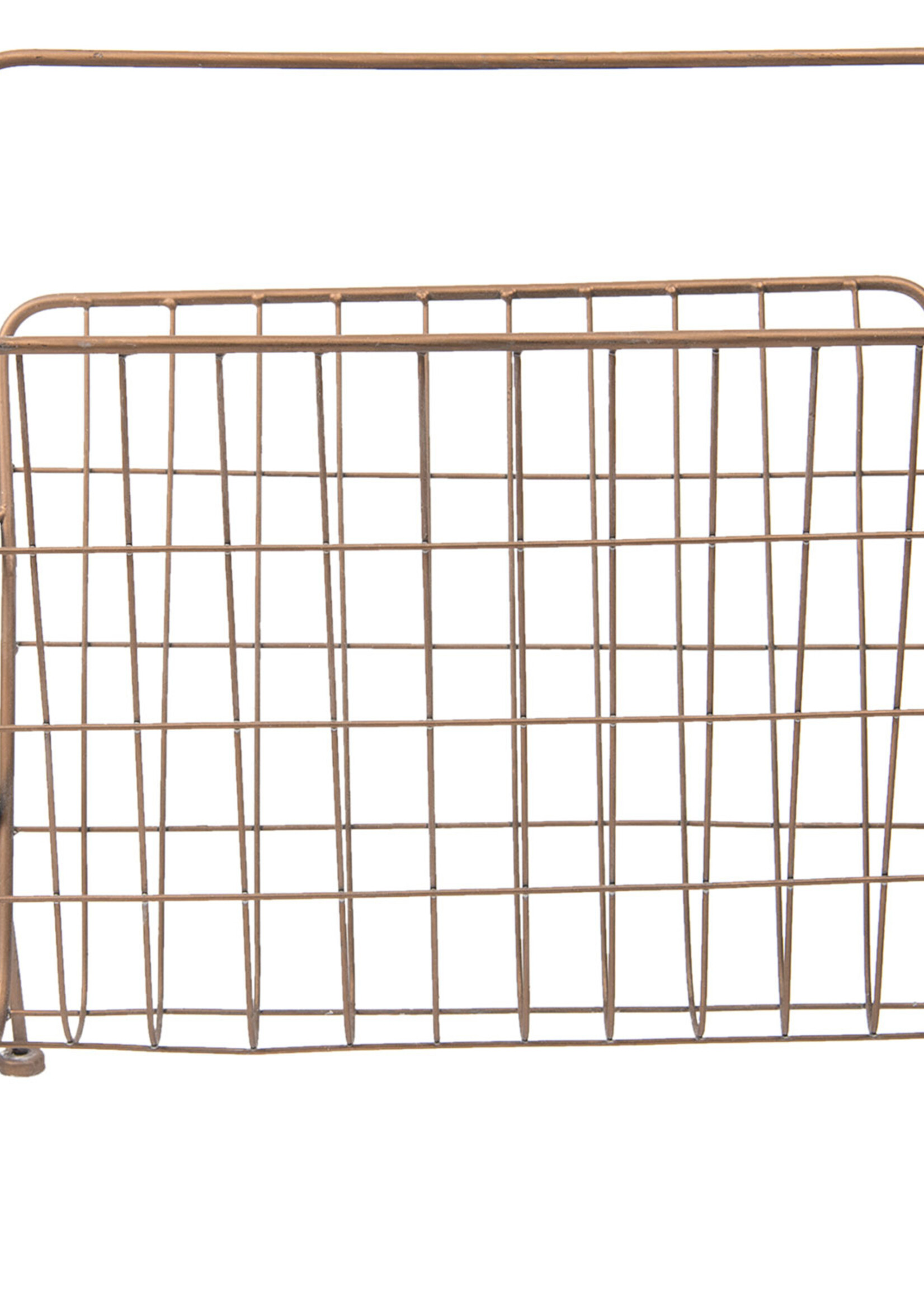 Clayre & Eef Tijdschriftenhouder 43*22*45 cm 6Y2766